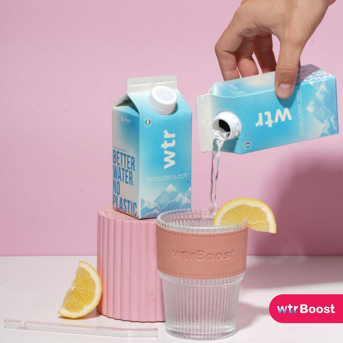 WTR Natural Mineral Water – Low Sodium, Non-Carbonated
