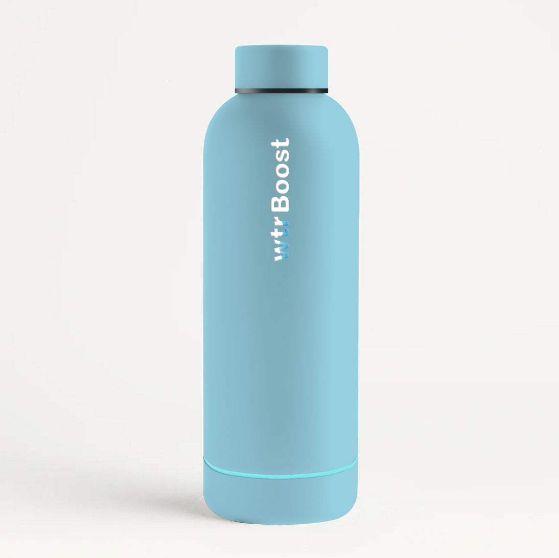 BLUE INSULATED STAINLESS STEEL BOTTLE (500ML)