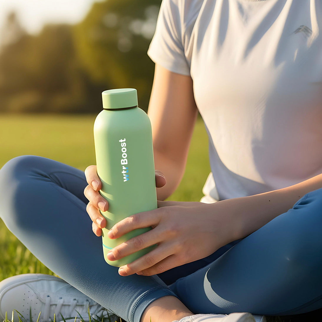 GREEN INSULATED STAINLESS STEEL BOTTLE (500ML)