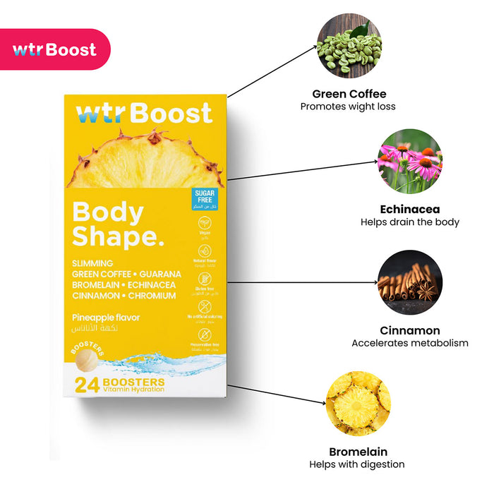 Buy Body Shape Hydration Tablets for Slimming from Wtr Boost UAE