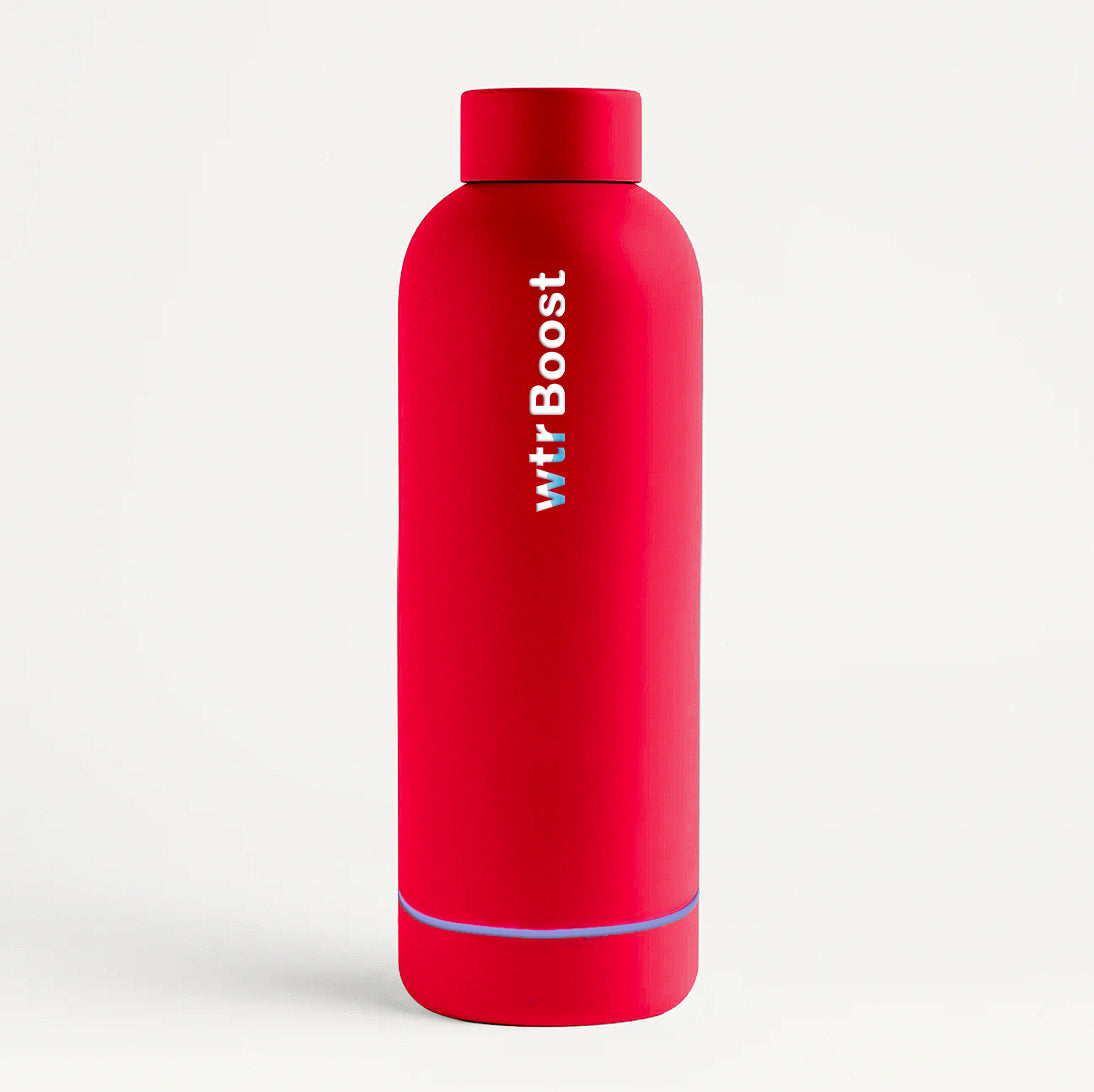 RED INSULATED STAINLESS STEEL BOTTLE (500ML)