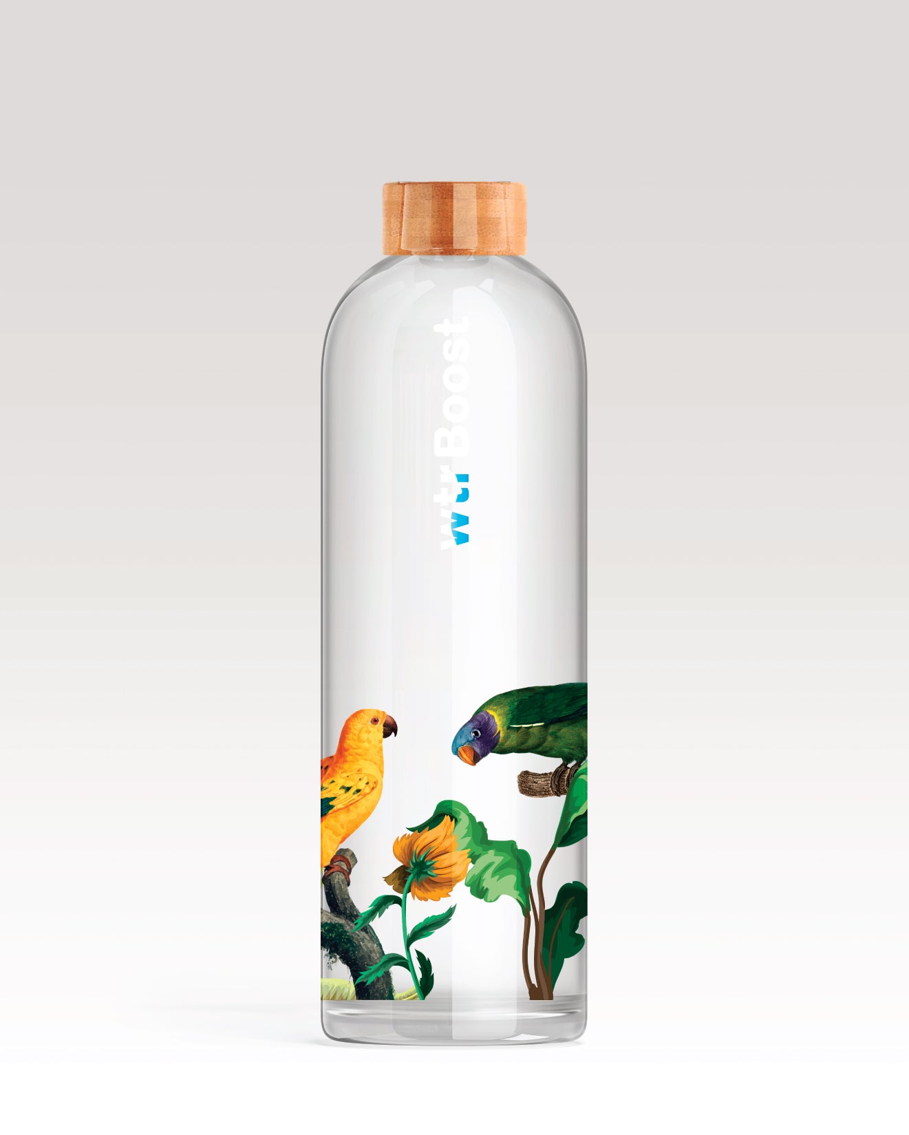 WTR Boost Tropical Glass Bottle