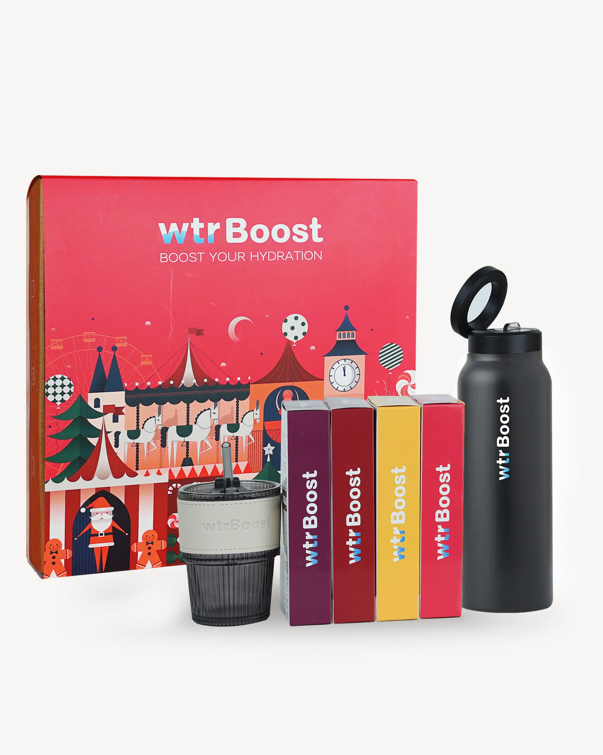 Christmas Bundle with Black Magnetic Bottle