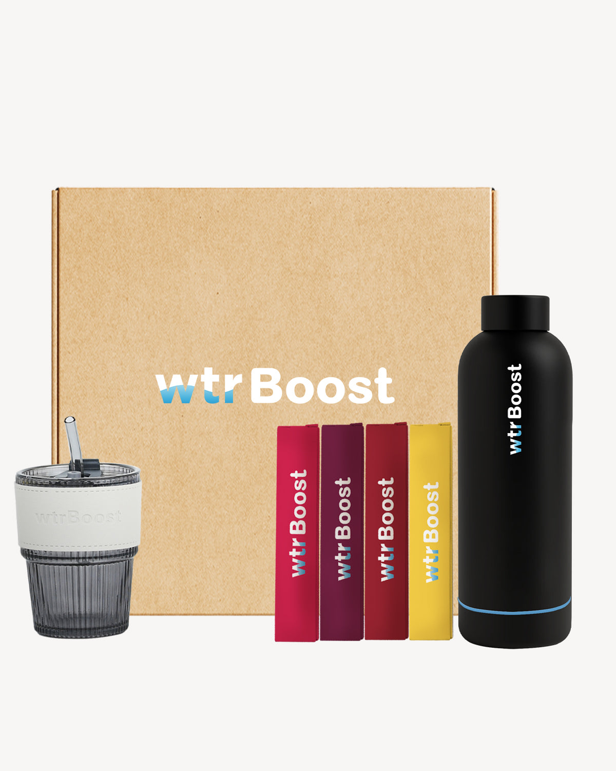 Bundle with Black Stainless Steel Bottle