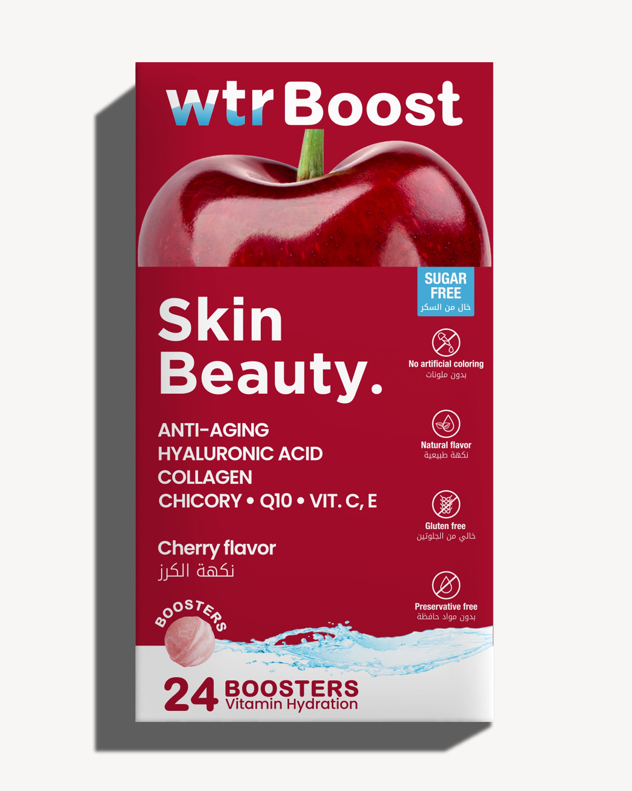 WTR Boost Skin Beauty Cherry Flavor